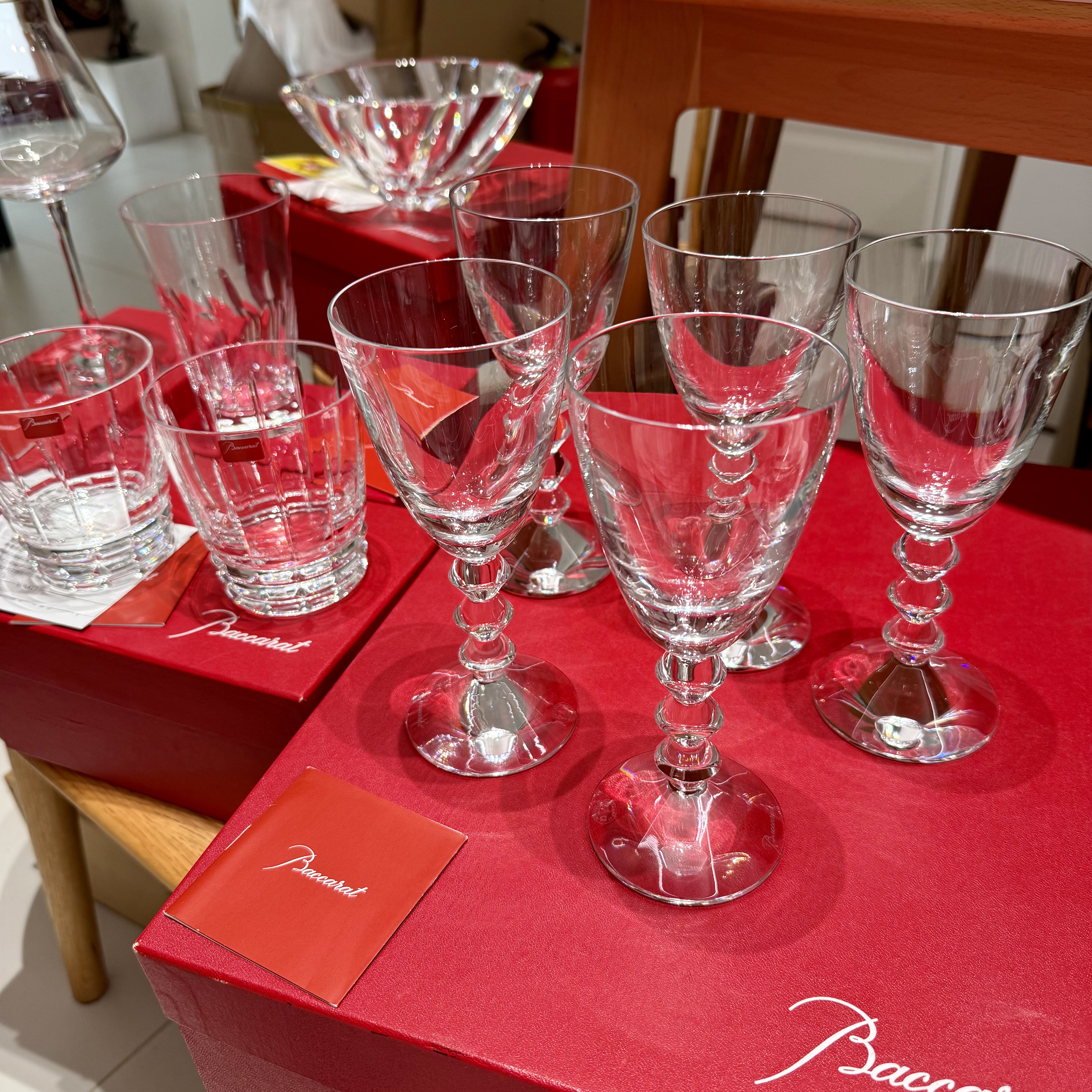 法国Baccarat巴卡拉水晶杯红酒杯威士忌杯果汁杯 日本中古保真