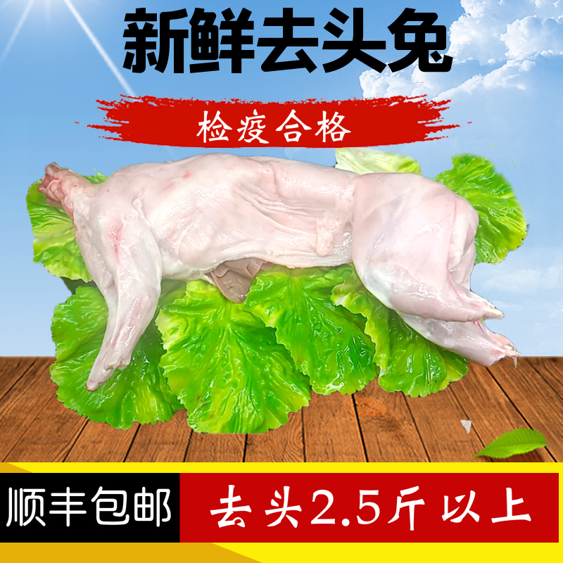 新鲜兔肉当天现杀冷冻真空包装