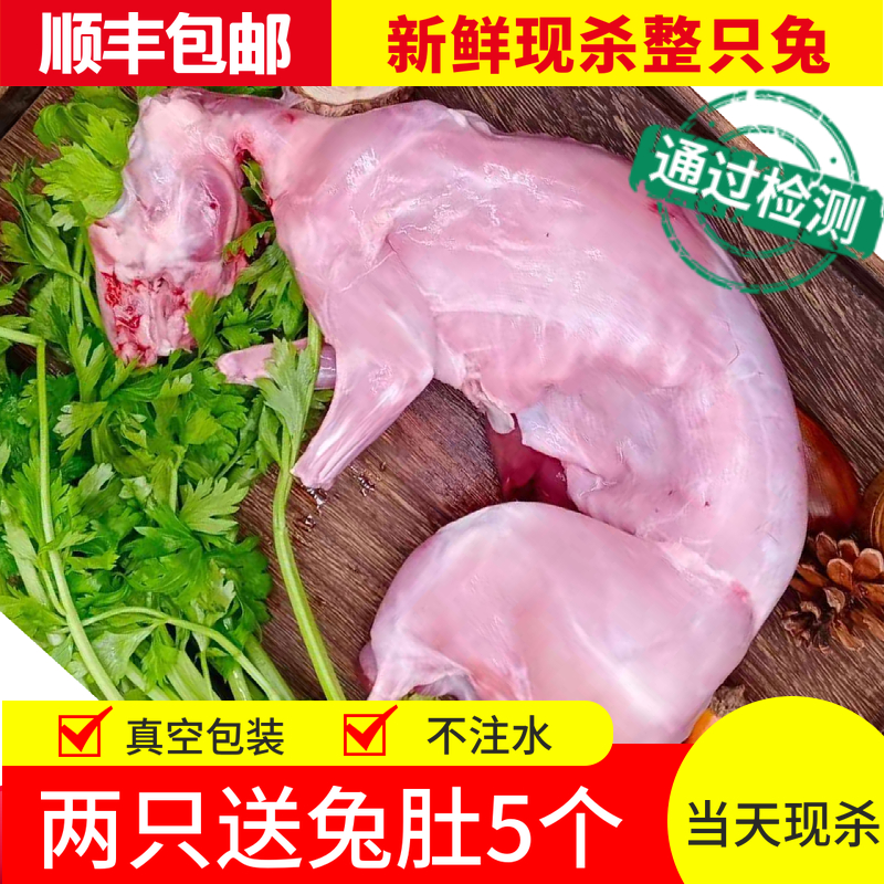 新鲜兔子肉农家散养鲜兔肉