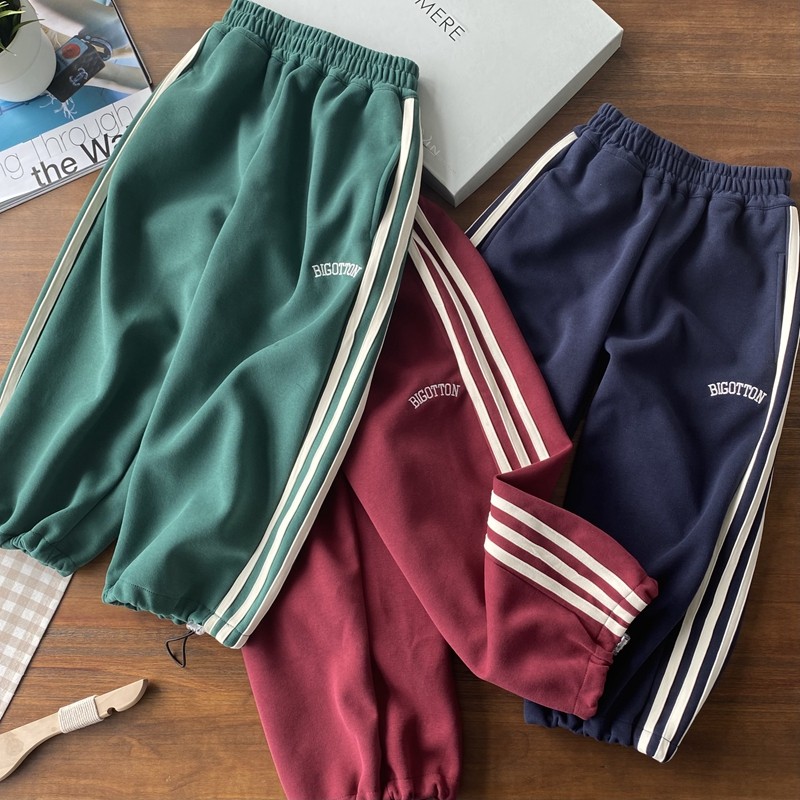 大米淘长裤棉布运动裤