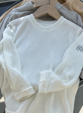 【lemon pouch】特软~保暖功能纱 男童圆领打底衫 秋冬内衣