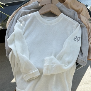 lemon 男童圆领打底衫 pouch 保暖功能纱 秋冬内衣 特软