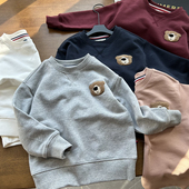 男童纯棉圆领卫衣 环保活性印染精梳棉 紧致不松垮 久穿不变型