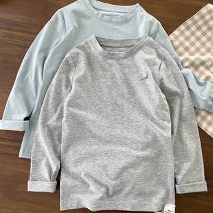 男童精梳棉无骨打底衫 pouch 秋衣内衣 lemon 薄软贴肤