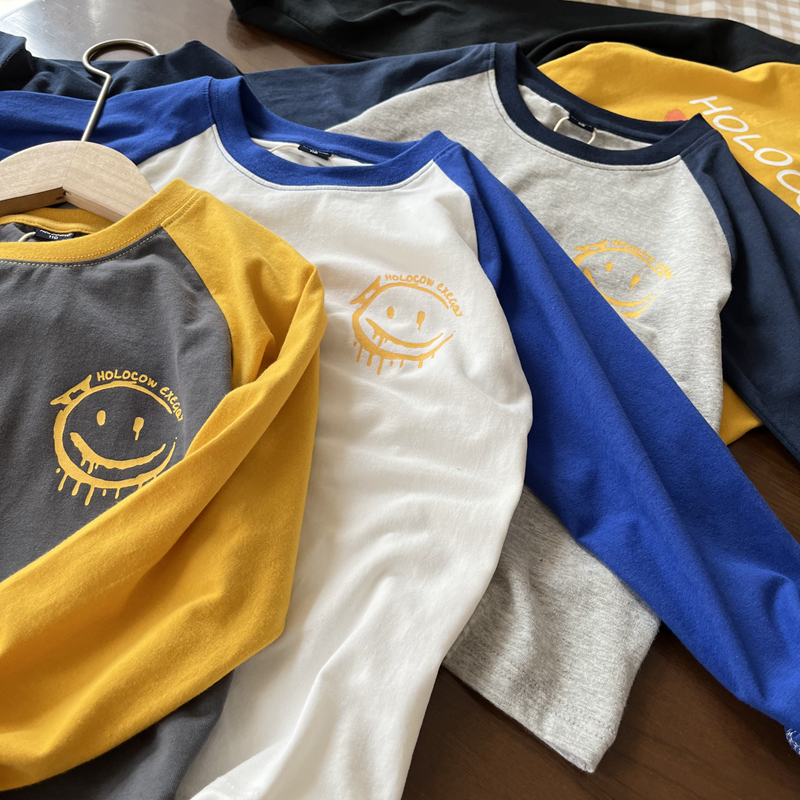 绵软亲肤~高性价比男童长袖T恤