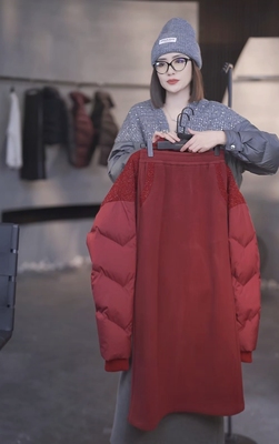 SHYNESS SPACE高定羊毛加绒显瘦半裙HB196