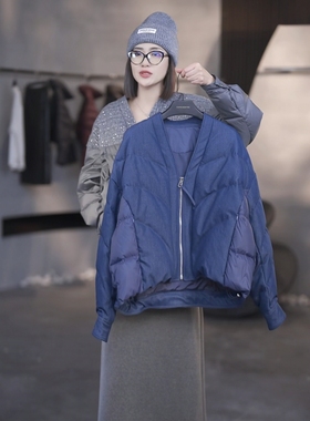 【深海奇缘】SHYNESS SPACE原创设计师白鸭绒羽绒服外套HB168