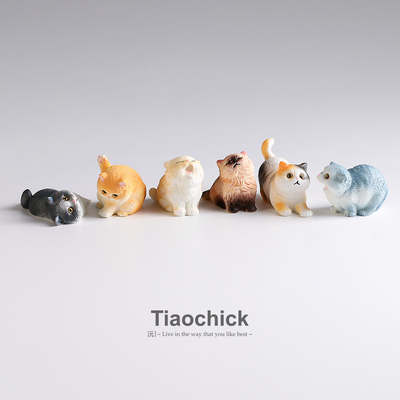 迷你写实小猫咪治愈桌面小摆件