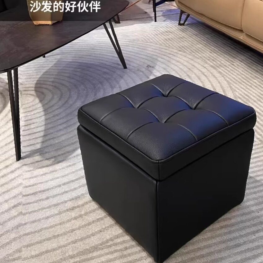样板间入户鞋套收纳筐售楼部鞋套回收篓换鞋凳门口家用轻奢回收桶