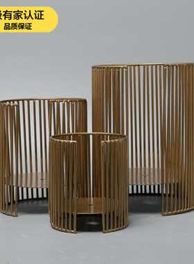 现代新中式风餐桌样板房间烛台