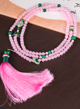 毛衣链性价比高琉璃圆珠流苏