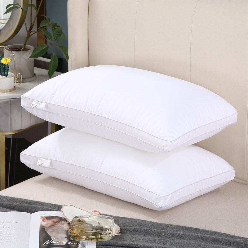 保健枕头单人枕芯立体枕丝绒枕抗菌防螨枕可洗全棉护颈枕高档酒店