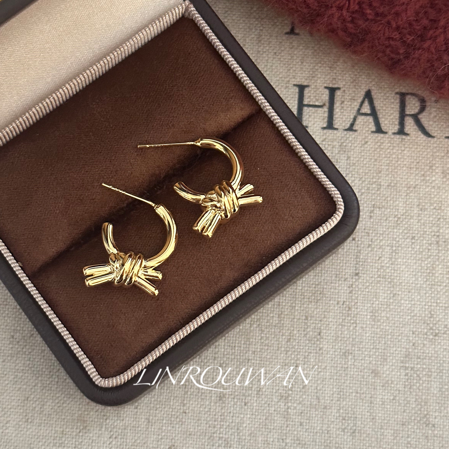 高智通勤打结麻花圈圈耳环女个性韩国气质百搭金属冷淡风复古耳钉,饰品/流行首饰/时尚饰品新,耳钉,淘宝优惠券,粉丝福利购,淘宝优惠卷