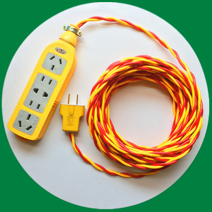 2.5纯铜芯家用线防水电线花线灯头线电源线防冻软线双绞线充电延