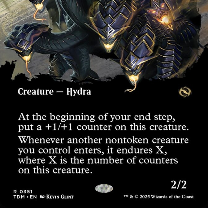 万智牌 龙岚录 护林多头龙 Warden of the Grove 异画闪TDM