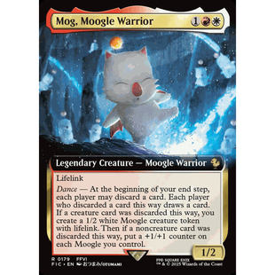 万智牌 FIC 莫古力战士莫古 Mog, Moogle Warrior 英文 扩画
