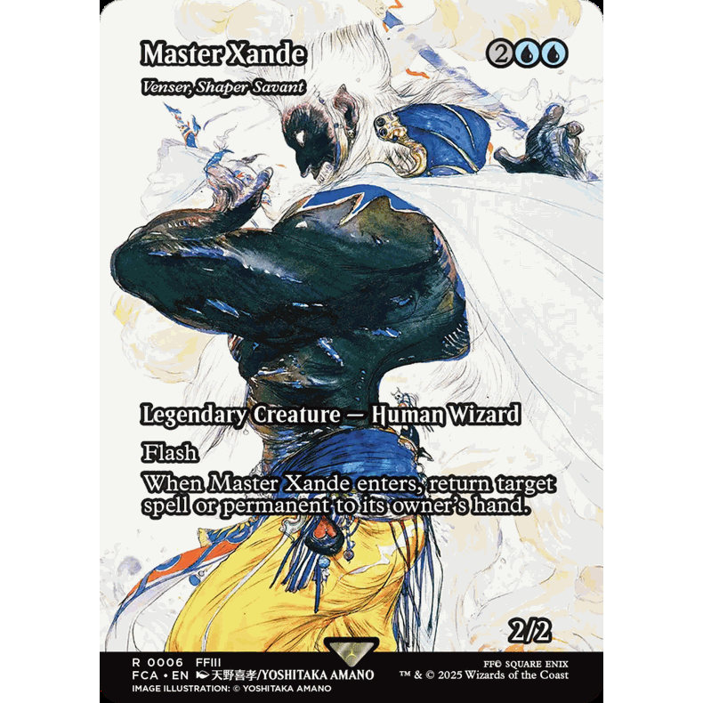 FCA 6 塑形学者凡瑟 万智牌 Venser, Shaper Savant 日文/英文 闪