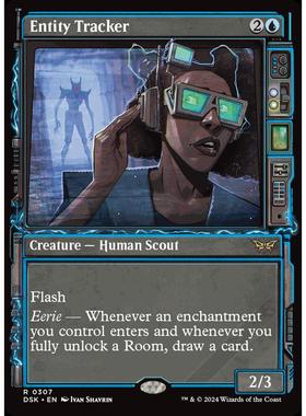 万智牌 怪体追踪人 Entity Tracker 英文 平/闪 053 蓝 R DSK