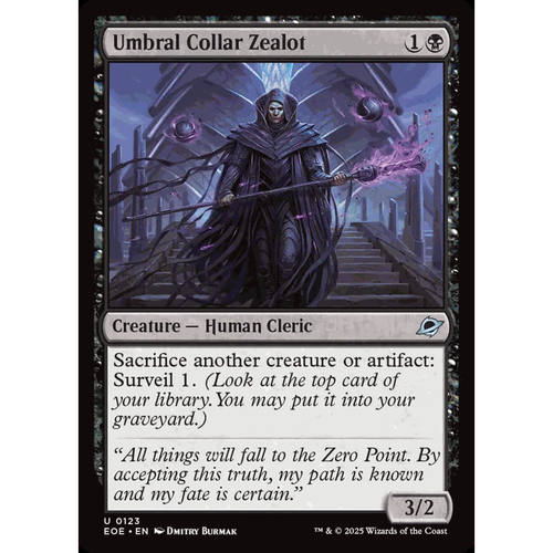 EOE 万智牌 影环狂信者 Umbral Collar Zealot 虚空边域