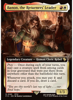 万智牌 回归者领袖巴南 扩画平FIC最终幻想多色