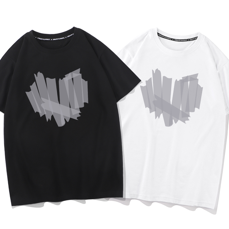 秀洛roora很仙的情侣装衣服2023新款高级感小众上衣夏纯棉短袖T恤