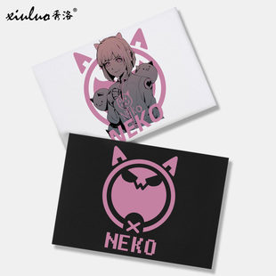 秀洛NEKO电子音乐世界手游赛特斯2上衣Cytus 2周边t恤男短袖宽松