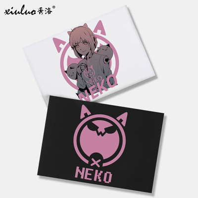 秀洛NEKO电子音乐世界手游赛特斯2上衣Cytus 2周边t恤男短袖宽松