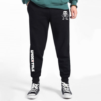 Undertale游戏联名传说之下休闲裤长腿束脚裤宽松运动裤卫裤