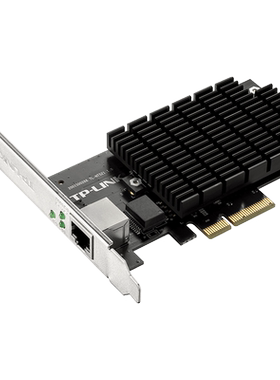 普联TP-LINK TL-NT521 万兆PCI-e有线网卡台式机电脑服务器内置有线PCIe网卡10G高速RJ45网口转接器