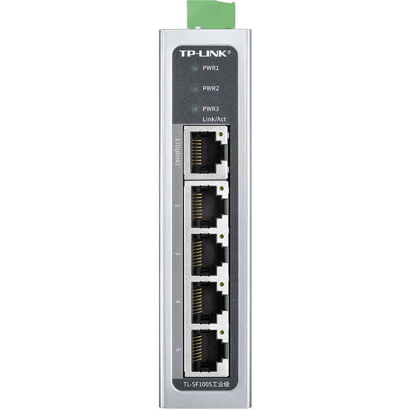 普联TP-LINK 千兆工业交换机5口8口16口导轨式工业级百兆分线分流器POE供电器环网工业组网24/12V宽温集线器