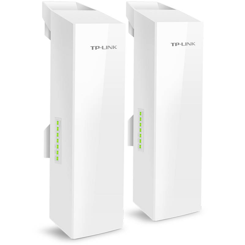 TP-LINK TL-S2-1KM摄像头端&TL-S2-1KM录像机端 室外监控专用无线网桥套装1KM距离高清视频信号无线CPE桥接器