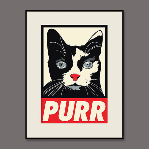 倍丽饰画猫咪美国原版进口画芯正版装饰画组合画客厅书房过道挂画