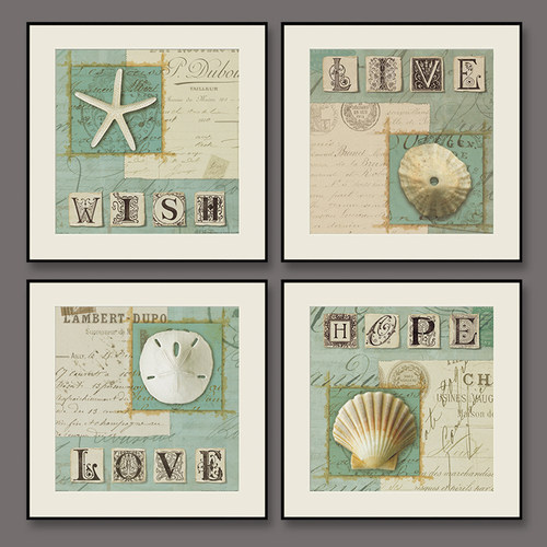 倍丽饰画/Love/Hope/Wish客厅餐厅玄关儿童房画现代美式轻奢挂画