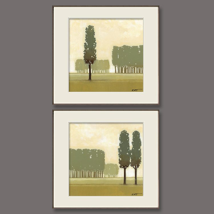 倍丽饰画/风景大树美国原版进口画芯现代餐厅卧室书房装饰画挂画图片