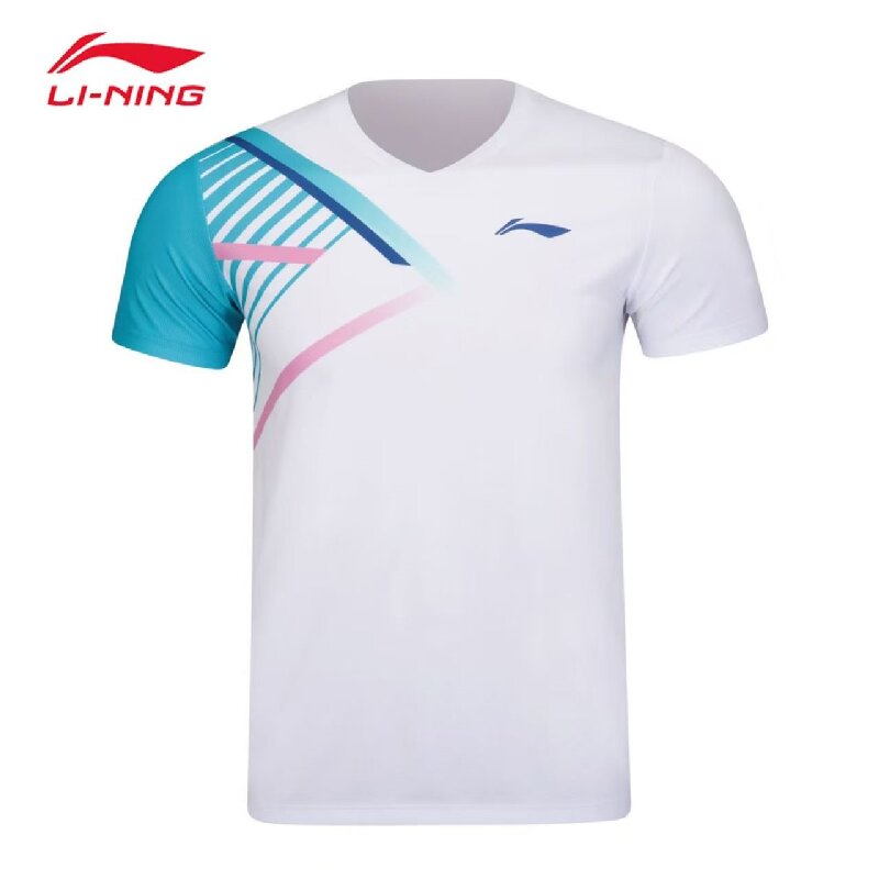 李宁2025新款羽毛球服男女同款比赛上衣运动短袖T恤AAYV159/157