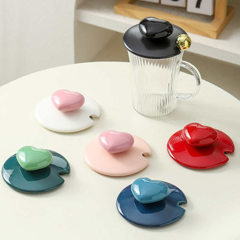 马克杯盖万能通用带缺口玻璃杯盖