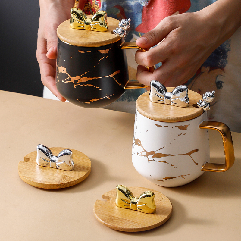 蝴蝶结竹木盖单卖开口通用大口径