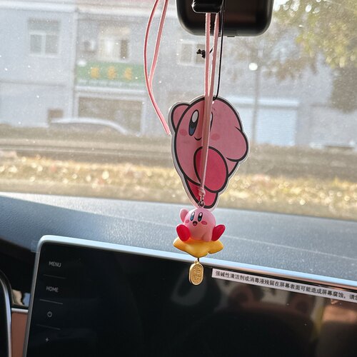 汽车挂件星之卡比车载挂件后视镜挂饰可爱少女心车挂礼物车内饰品