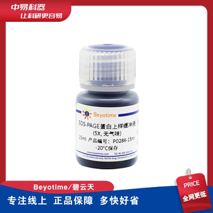 碧云天-20℃SDS-PAGE蛋白上样缓冲液5X无气味 P0286-15ml生物试剂