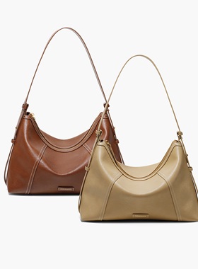 百丽女包发财包25新款质感通勤hobo单肩斜挎腋下托特包8517ABX5