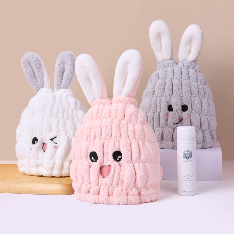 儿童干发帽女童宝宝浴帽干发巾