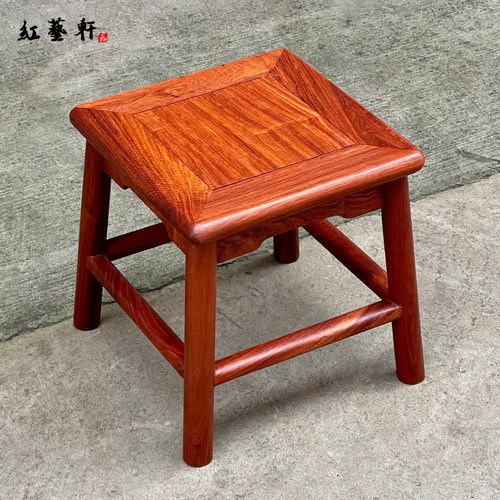 国标红木缅甸花梨小凳子厂家直销