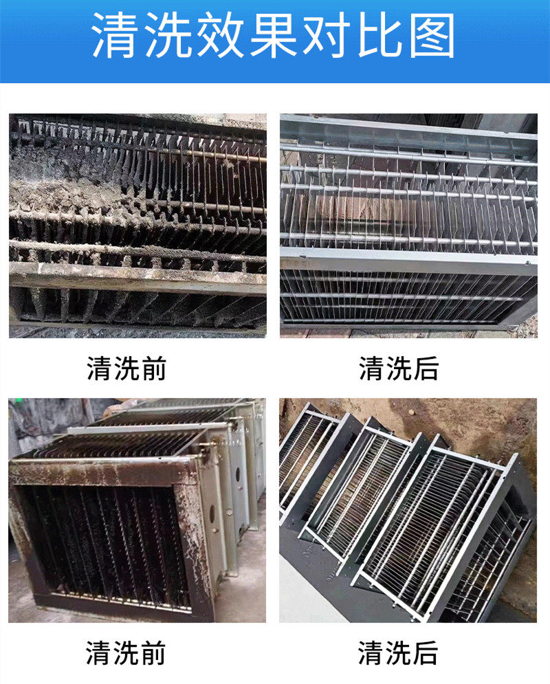 净化器油烟清洗剂商用烧烤无烟滤芯铝电场专用除油垢不腐蚀去渍水
