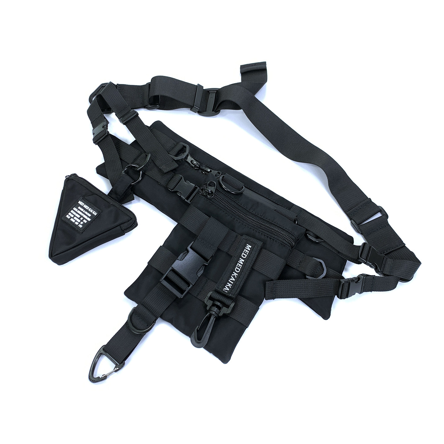 机能风腰包模块战术胸包胸挂配饰多功能男士防盗斜挎手机包手机袋,箱包皮具/热销女包/男包,胸包,淘宝优惠券,粉丝福利购,淘宝优惠卷