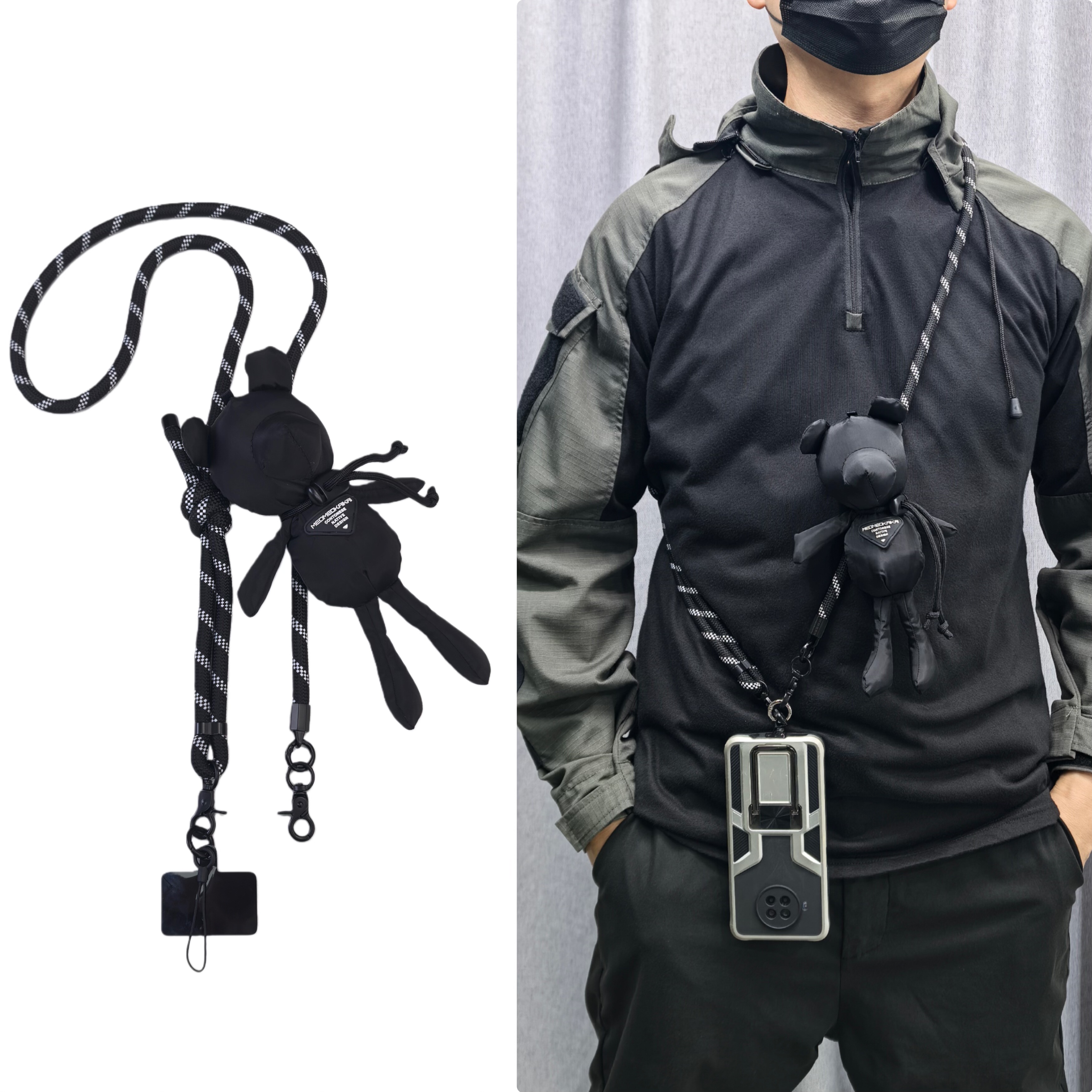 KAIBAG手机挂绳可调节长度斜挎绳手机链单肩包替换肩带手机壳背带