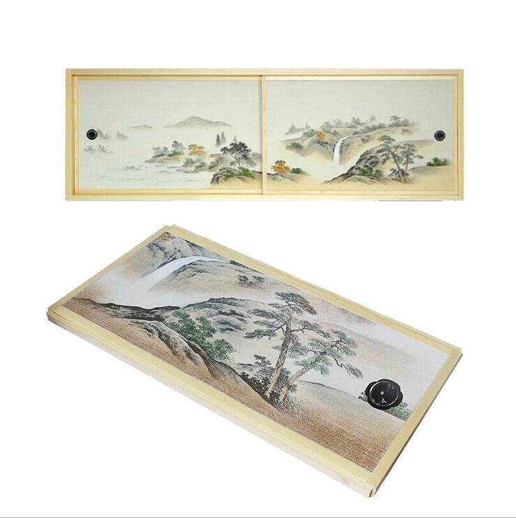 竹雅榻榻米日本进口小门纸福斯玛纸福司玛纸天地袋带柜门纸山水画