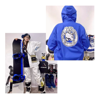 现货雪落公园jbmc同款教练夹克