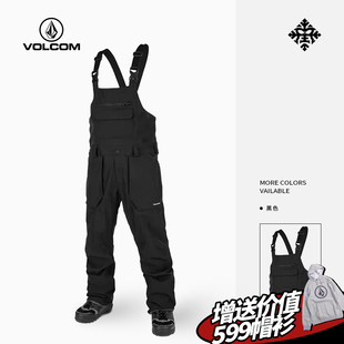 雪落公园 现货  volcom 钻石 背带裤 高端滑雪服 雪裤5