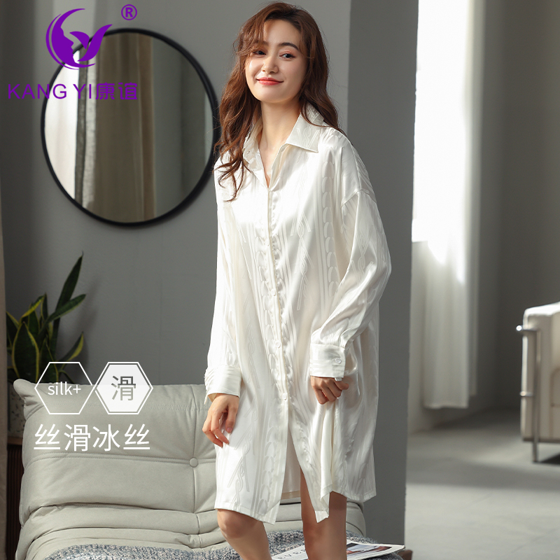 香港康谊睡裙女士夏季薄款短袖