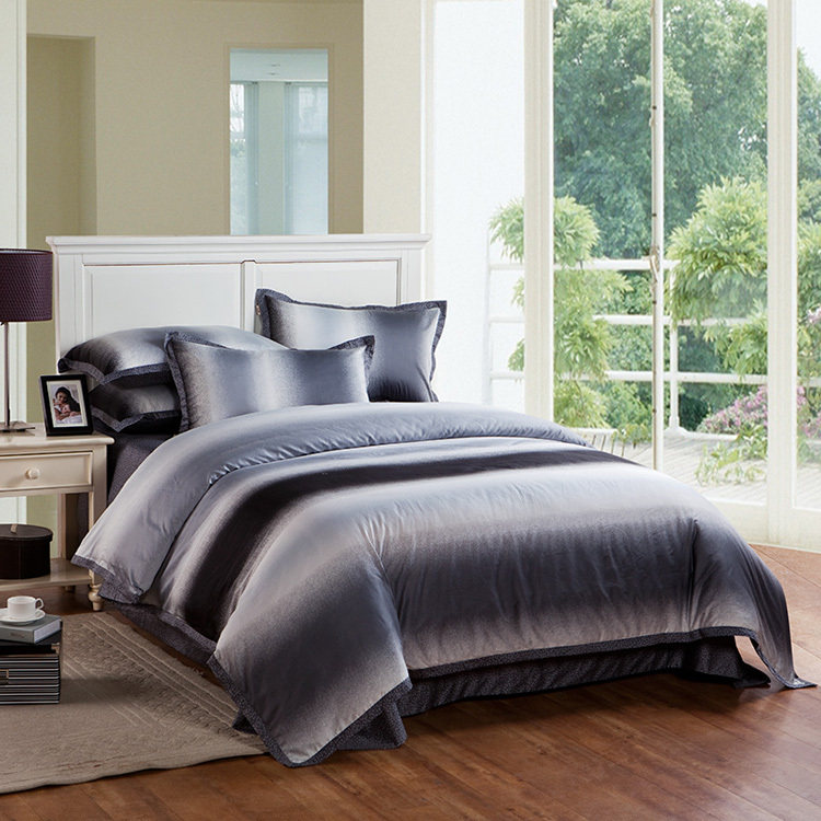 盛宇家纺 长绒棉贡缎四件套韩式床上用品 四维空间